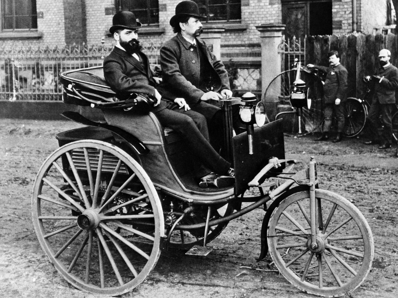 Carl Benz primer viaje en coche